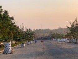 Development of Green Belt at road side