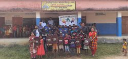 School Bag and Stationery Items Distribution